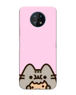 Чехол для Nokia G50 с картинкой «Pusheen и печенье» Чехол для Nokia G50 с картинкой «Pusheen и печенье»