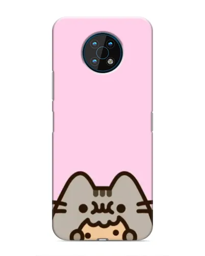 Чехол для Nokia G50 с картинкой «Pusheen и печенье»