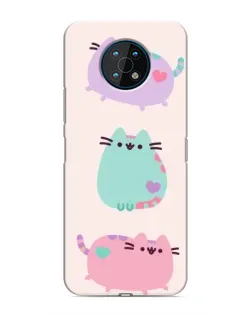 Чехол для Nokia G50 с картинкой «Pusheen трио» Чехол для Nokia G50 с картинкой «Pusheen трио»