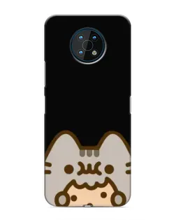 Чехол для Nokia G50 с картинкой «Пушин на черном»