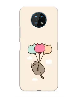 Чехол для Nokia G50 с картинкой «Пушин на шариках»