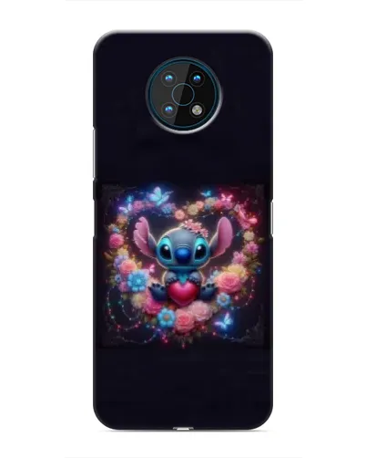 Чехол для Nokia G50 с картинкой «Stitch в цветах» Чехол для Nokia G50 с картинкой «Stitch в цветах»