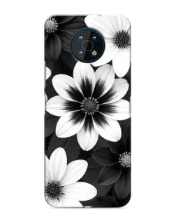 Чохол для Nokia G50 з картинкою «Монохромні айстри»