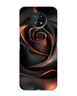 Чохол для Nokia G50 з картинкою «Шовкова чорна троянда»