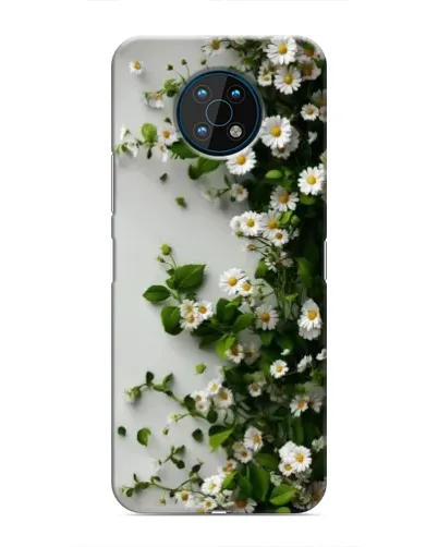 Чохол для Nokia G50 з картинкою «Гілка дрібних білих квітів» Чохол для Nokia G50 з картинкою «Гілка дрібних білих квітів»