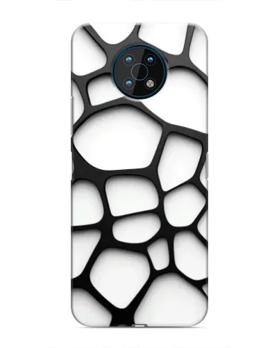 Чохол для Nokia G50 з картинкою «Біла об'ємна сітка» Чохол для Nokia G50 з картинкою «Біла об'ємна сітка»