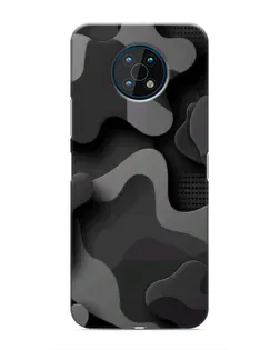 Чохол для Nokia G50 з картинкою «Темний абстрактний камуфляж»
