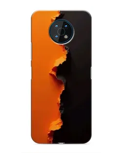 Чохол для Nokia G50 з картинкою «Помаранчевий розлом»