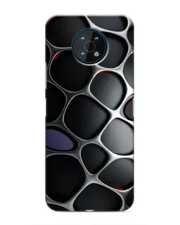 Чохол для Nokia G50 з картинкою «Об'ємна темна решітка»