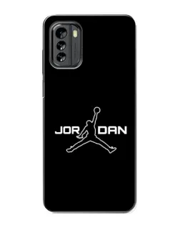 Чехол для Nokia G60 с картинкой «Nike Pink Swirl»