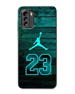 Чехол для Nokia G60 с картинкой «Jordan Cyan 23» Чехол для Nokia G60 с картинкой «Jordan Cyan 23»