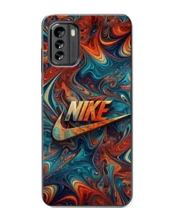 Чехол для Nokia G60 с картинкой «Nike в абстракции»