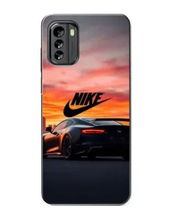Чехол для Nokia G60 с картинкой «Nike и суперкар»