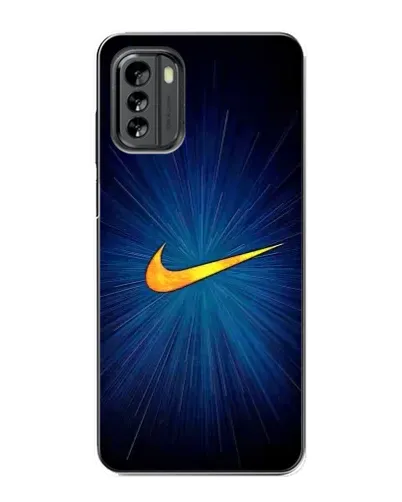 Чехол для Nokia G60 с картинкой «Синий пульс Nike» Чехол для Nokia G60 с картинкой «Синий пульс Nike»