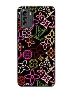 Чехол для Nokia G60 с картинкой «Неоновый микс Nike»