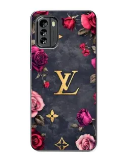 Чехол для Nokia G60 с картинкой «Цветочный Louis Vuitton»