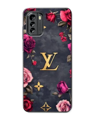 Чехол для Nokia G60 с картинкой «Цветочный Louis Vuitton»