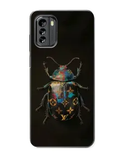 Чехол для Nokia G60 с картинкой «LV — мраморный принт»