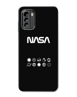 Чехол для Nokia G60 с картинкой «NASA — технический принт» Чехол для Nokia G60 с картинкой «NASA — технический принт»