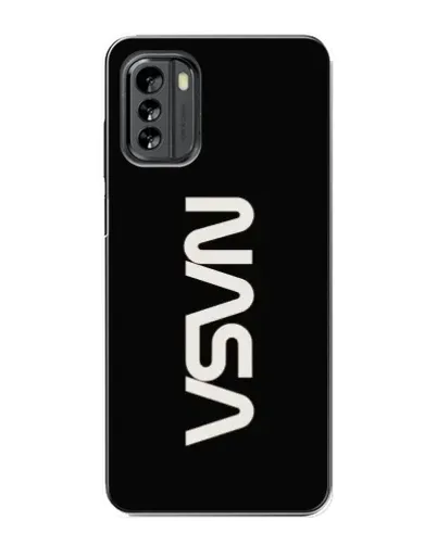 Чехол для Nokia G60 с картинкой «NASA — вертикальный логотип»