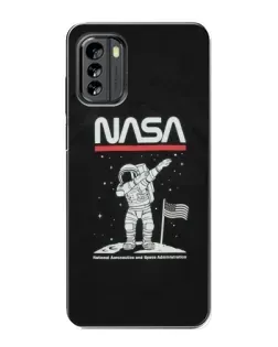Чехол для Nokia G60 с картинкой «NASA — шагаем по Луне» Чехол для Nokia G60 с картинкой «NASA — шагаем по Луне»
