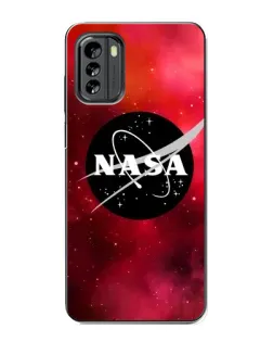 Чехол для Nokia G60 с картинкой «NASA — красная туманность»