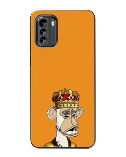 Чехол для Nokia G60 с картинкой «Золотая обезьяна Bored Ape»