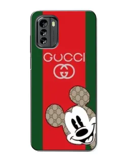 Чохол для Nokia G60 з картинкою «Gucci — смуги та Міккі»