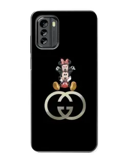 Чохол для Nokia G60 з картинкою «Мінні Маус на лого»