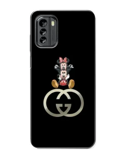 Чехол для Nokia G60 с картинкой «Минни Маус на лого»