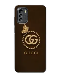 Чохол для Nokia G60 з картинкою «Gucci — золотий метелик»