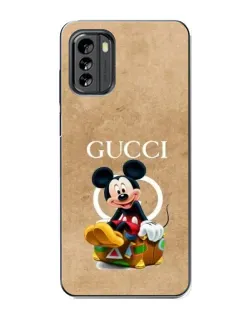 Чохол для Nokia G60 з картинкою «Міккі Маус Gucci — крафт»