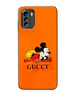 Чохол для Nokia G60 з картинкою «Міккі Маус Gucci — помаранч»