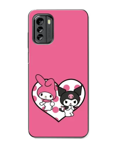 Чехол для Nokia G60 с картинкой «Kuromi и My Melody»