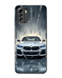 Чехол для Nokia G60 с картинкой «BMW в свете фар»