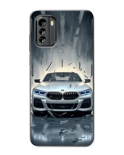 Чехол для Nokia G60 с картинкой «BMW в свете фар»