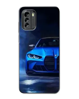 Чехол для Nokia G60 с картинкой «Голубая BMW M4»