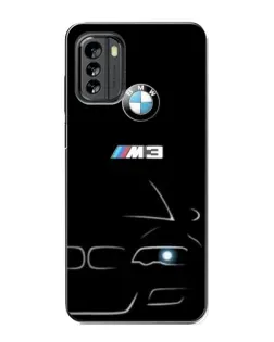 Чехол для Nokia G60 с картинкой «Минималистичный принт BMW M3»