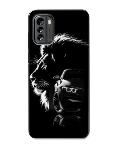 Чехол для Nokia G60 с картинкой «BMW и лев»