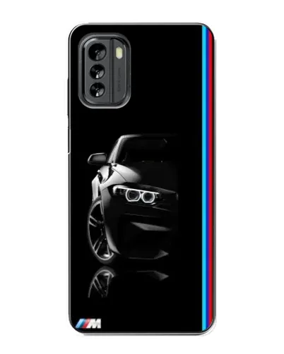 Чехол для Nokia G60 с картинкой «Силуэт BMW в темноте»