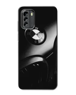 Чехол для Nokia G60 с картинкой «Эмблема BMW — макро»