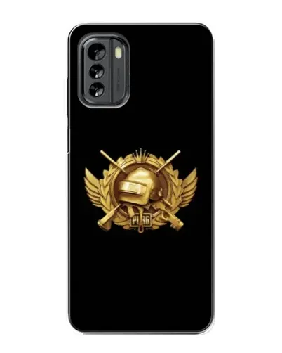 Чехол для Nokia G60 с картинкой «PUBG — оранжевый градиент»