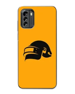 Чехол для Nokia G60 с картинкой «PUBG — золотой шлем»