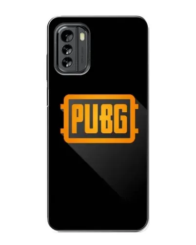 Чехол для Nokia G60 с картинкой «PUBG — рамка лого»