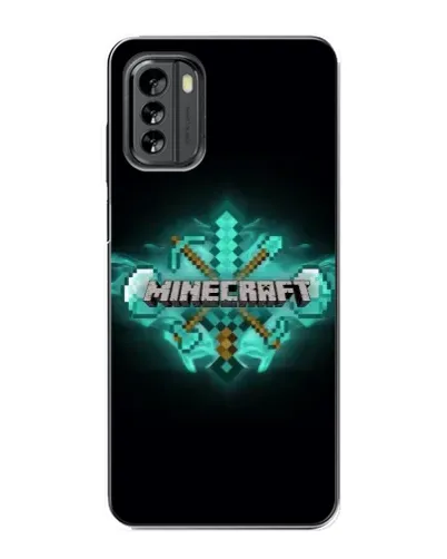 Чехол для Nokia G60 с картинкой «Minecraft Diamond лого»