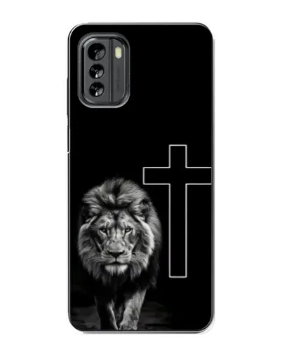Чехол для Nokia G60 с картинкой «Лев и Крест»