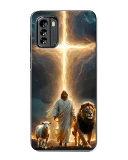 Чехол для Nokia G60 с картинкой «Лев Иуды и Свет»
