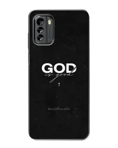 Чехол для Nokia G60 с картинкой «GOD — Бог над всем»