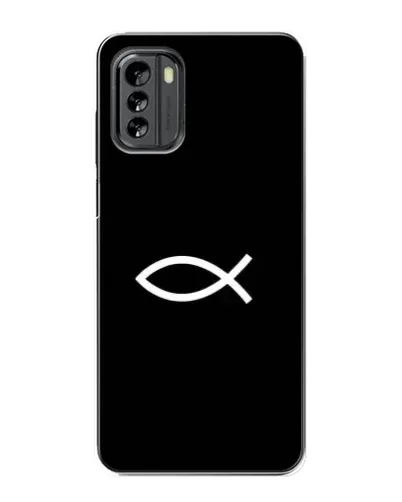 Чехол для Nokia G60 с картинкой «Символ рыбы Jesus» Чехол для Nokia G60 с картинкой «Символ рыбы Jesus»