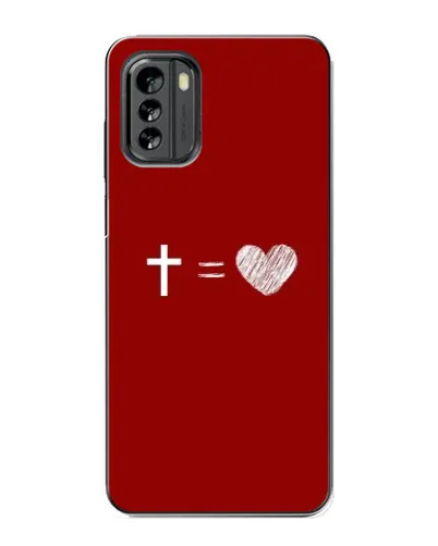 Чехол для Nokia G60 с картинкой «Уравнение любви» Чехол для Nokia G60 с картинкой «Уравнение любви»